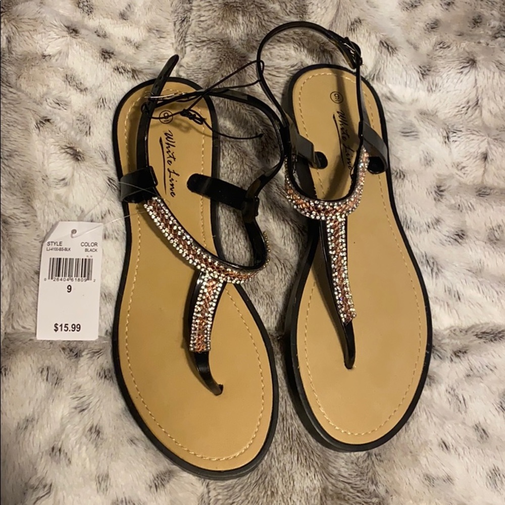 Brand New Black Dressy Sandals